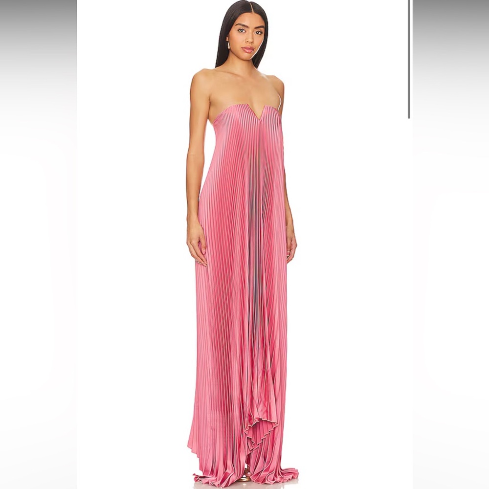 LIDEE Black Tie Gown in Dusty Rose